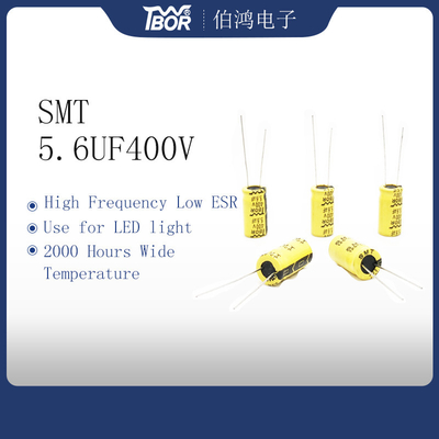 Condensatori ad alta frequenza 5.6UF400V di ISO9001 RoHS per la luce del LED
