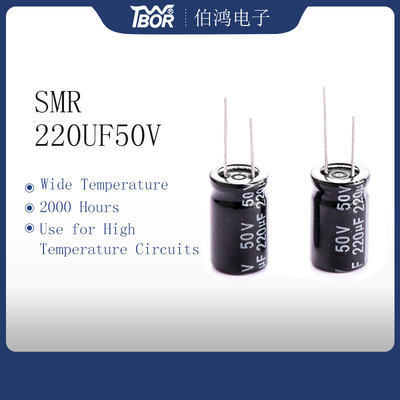 Condensatore elettrolitico della TW BOR 10x17mm 220uf 50v per rifornimento medico