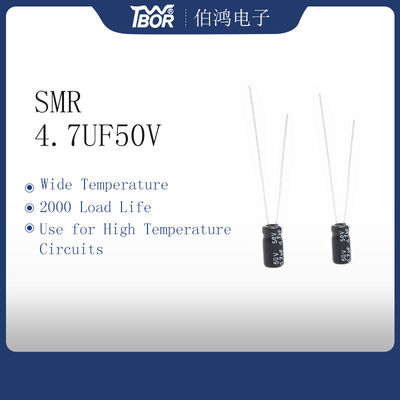 Condensatori elettrolitici miniatura 4.7UF50V 2000 ore di condensatore di lunga vita