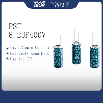 LA TW BOR 13x20mm 8,2 condensatore di uF 400v 8000 ore carica la vita