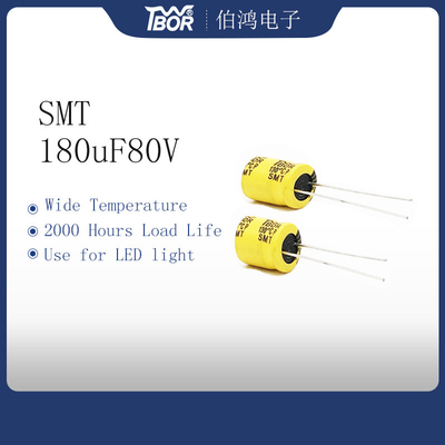 Condensatori elettrolitici 180UF 80V esr dell'alluminio basso della TW BOR