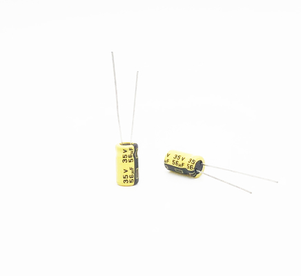 Condensatori elettrolitici di esr del cavo radiale ad alta temperatura basso del condensatore 56UF35V