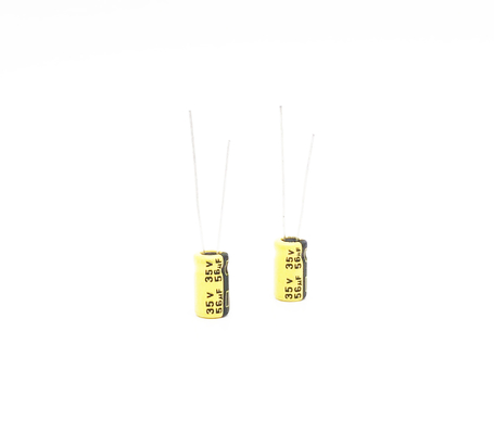 Condensatori elettrolitici di esr del cavo radiale ad alta temperatura basso del condensatore 56UF35V
