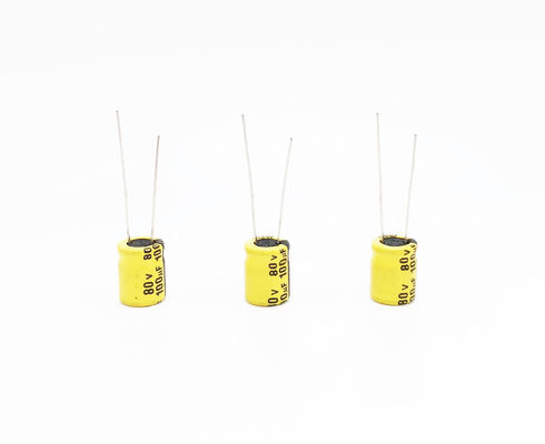 Condensatori elettrolitici ad alta temperatura 100UF80V 10X13mm della TW BOR