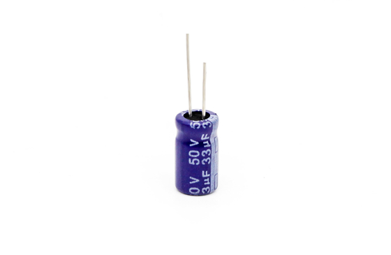condensatore di alluminio basso ad alta frequenza del condensatore miniatura esr di 33uf50v 6.3x11
