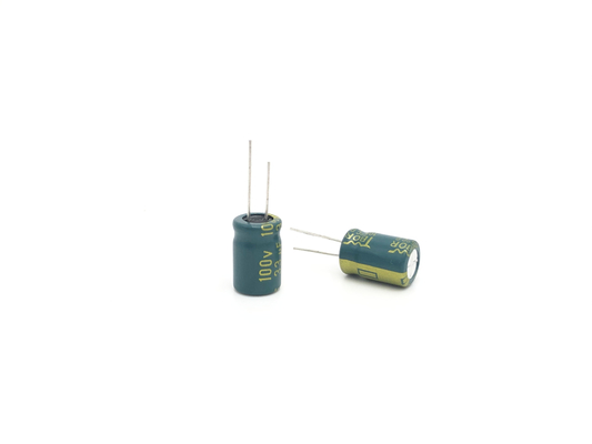Condensatore elettrolitico di alluminio ad alta frequenza 10X20mm di 100uF 80V 5000 ore