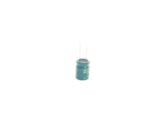 5000 ore di 100UF80V LED di condensatore 10X20MM ISO14001 della luce