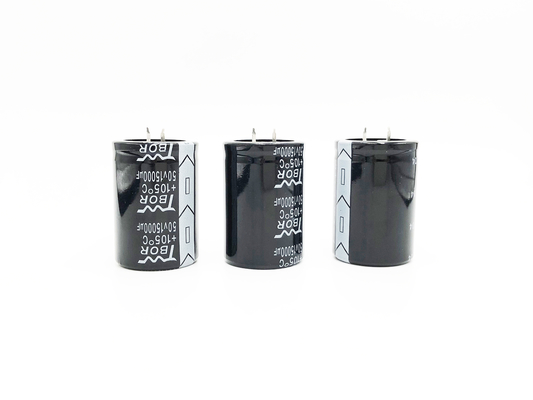 Condensatore elettrolitico ad alta tensione 35X50MM nero 15000UF 50V