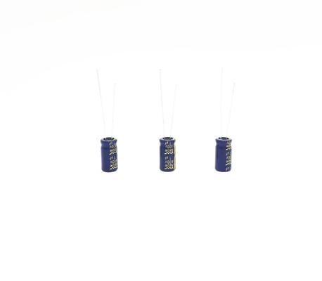 Temperatura di alluminio radiale dei condensatori elettrolitici di 1UF400V 6.3X12MM ampia