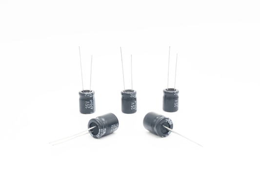 ore elettrolitiche miniatura dei condensatori 470uf 25v di 10X13mm le 2000 caricano la vita
