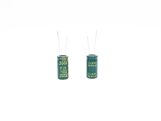 Condensatore 13x16mm di capacità elevata PHR 47uf 200v per la luce del LED